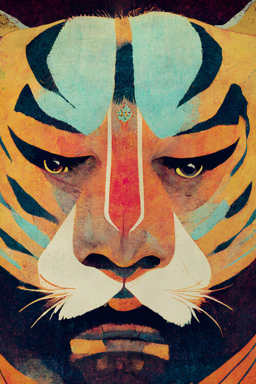Canvas Print Strong Tiger