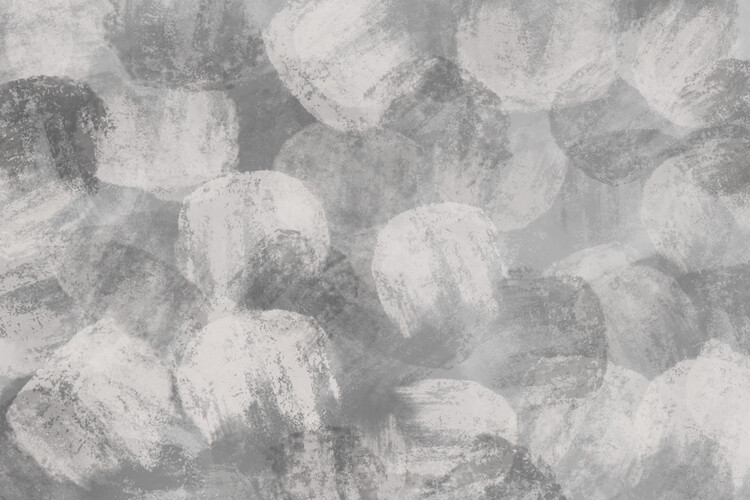 Poster Grey Thick Strokes Pattern