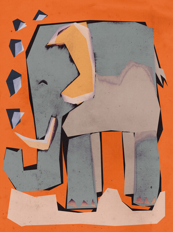 Poster Happy Elephant