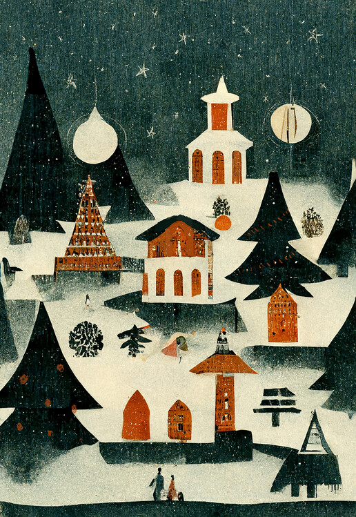 Levně Plakát, Obraz - Before Christmas, Treechild, 26.7 × 40 cm