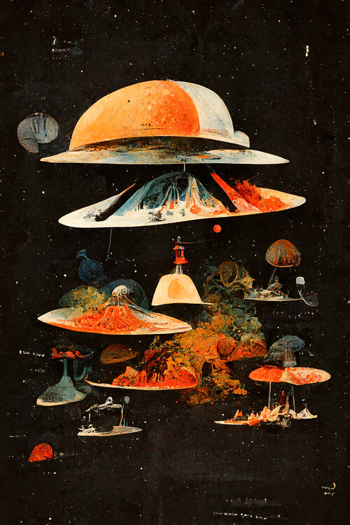 Poster Flying Saucers