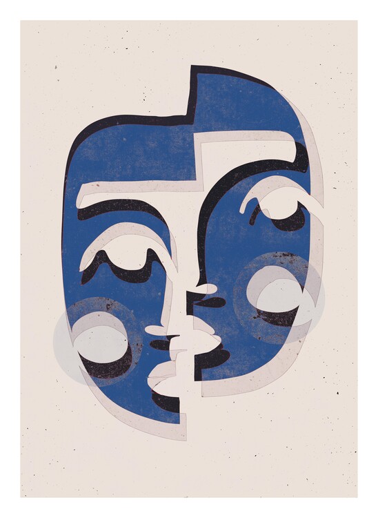 Poster The Mask (Blue)