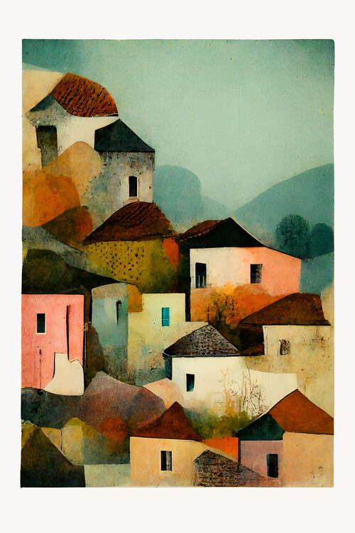 Poster Italian Village
