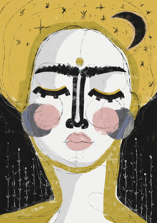 Canvas Print The Goddess Of The Night