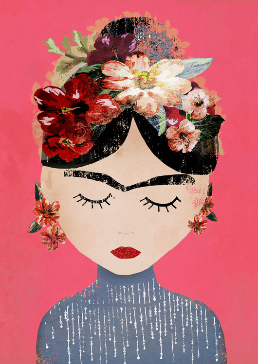 Poster Frida (Pink Version)
