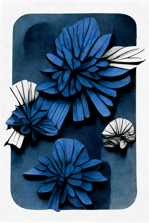 Poster Blue Blossoms