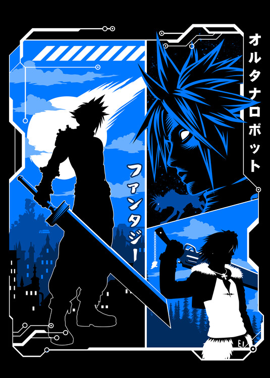 Плакат Fantasy manga