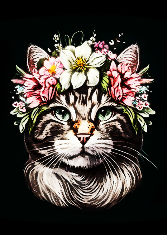Принти на полотні Beautiful Cat