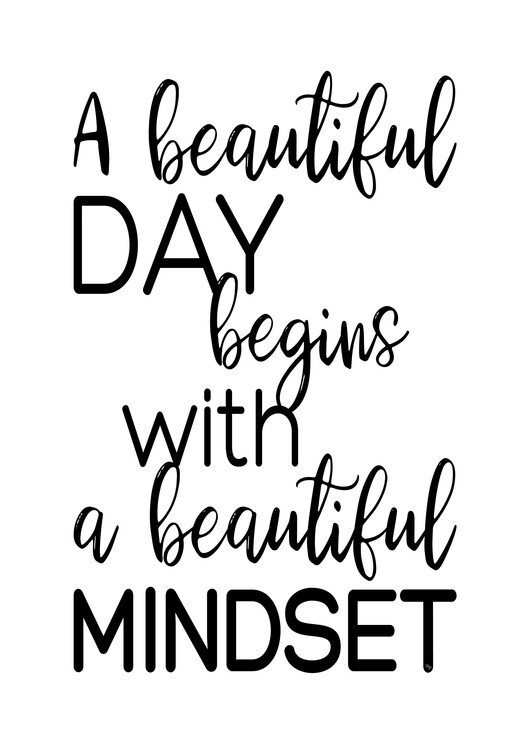 Póster Beautiful Mindset