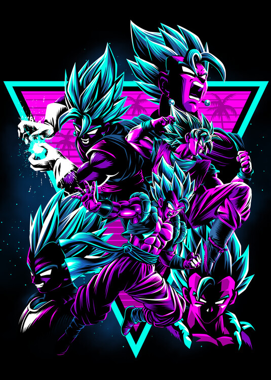 Poster Retro fusion