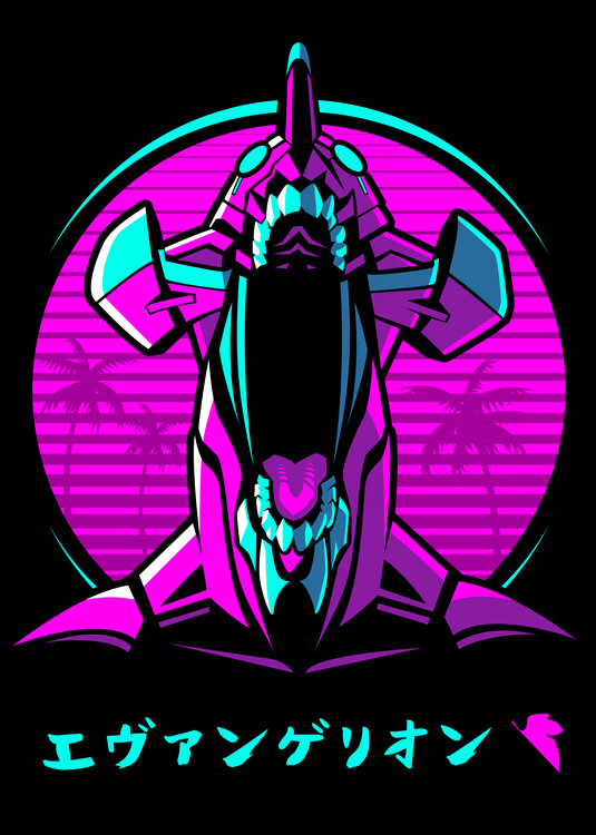 Poster anger genesis retro