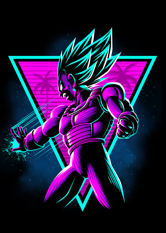 Poster Prince attack retro