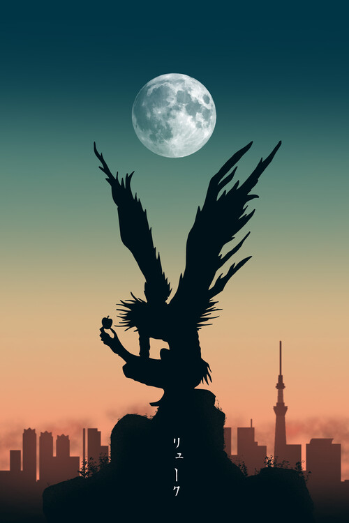 Poster Shinigami under the moon