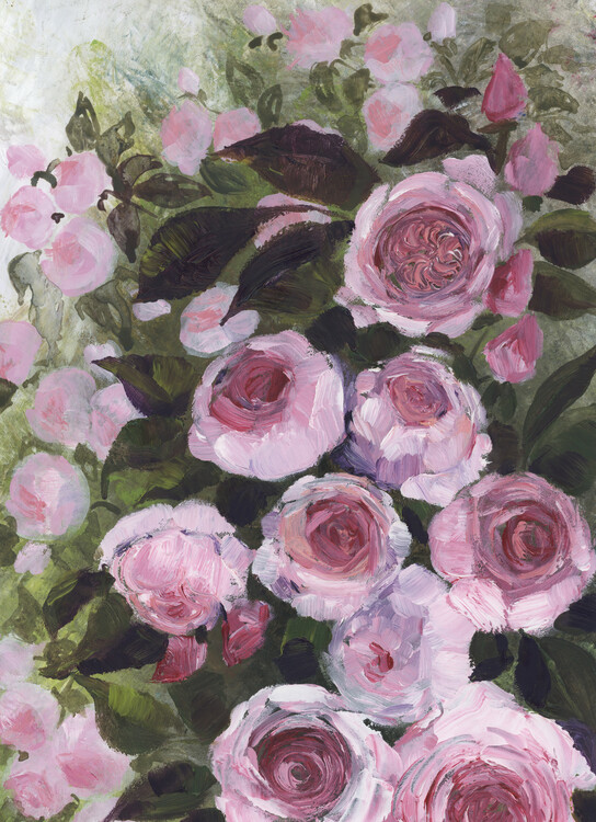 Poster Aurorie painterly roses