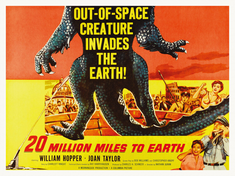 Bilde på lerret 20 Million Miles to Earth