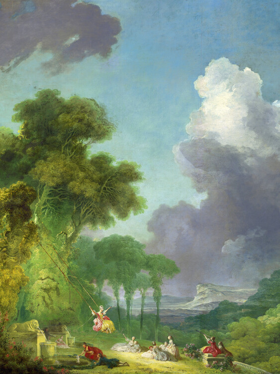 Levně Plakát, Obraz - The Swing, Jean-Honoré Fragonard, 30 × 40 cm