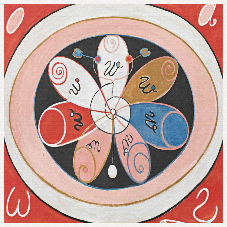 Plakat Evolution, The Seven Pointed Star - Hilma af Klint