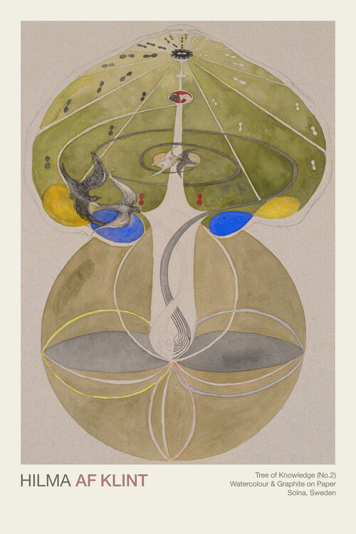 Obraz na płótnie Tree of Knowledge Series (No.2 out of 8) - Hilma af Klint