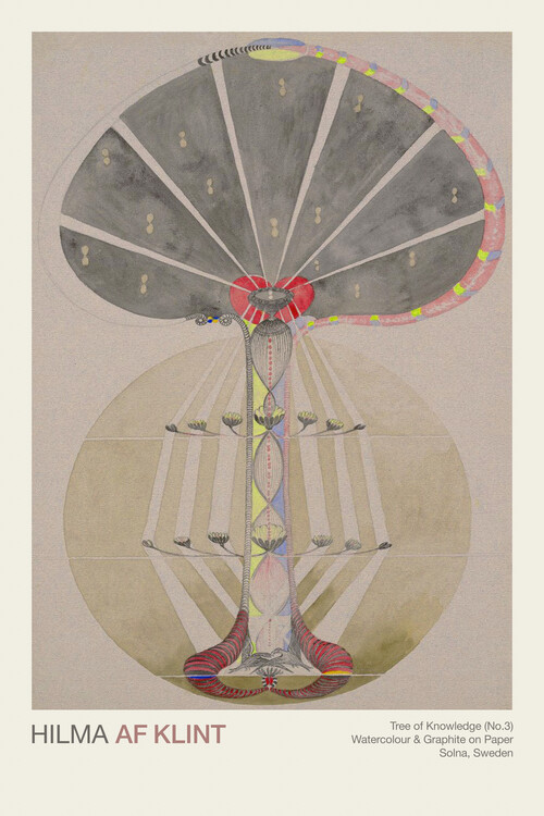 Poster Tree of Knowledge Series (No.3 out of 8) - Hilma af Klint