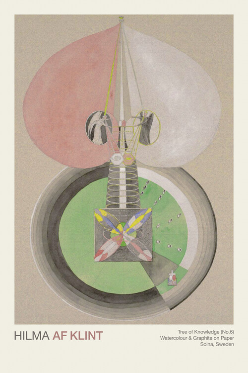 Poster Tree of Knowledge Series (No.6 out of 8) - Hilma af Klint