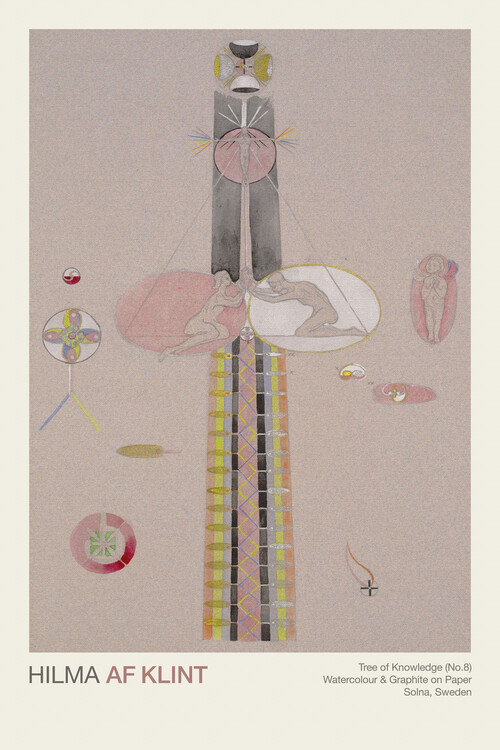 Poster Tree of Knowledge Series (No.8 out of 8) - Hilma af Klint