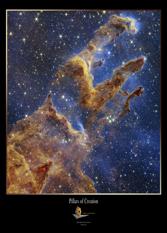 Poster Pillars of Creation – James Webb Space Telescope