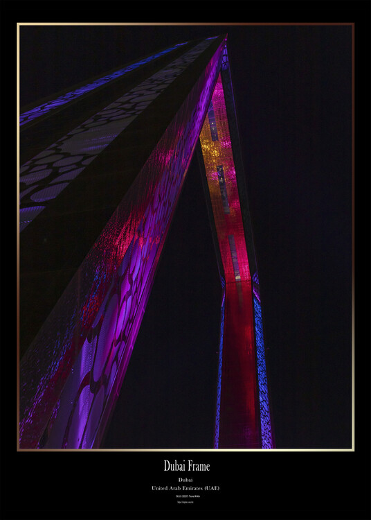 Αφίσα Dubai Frame - Dubai, United Arab Emirates
