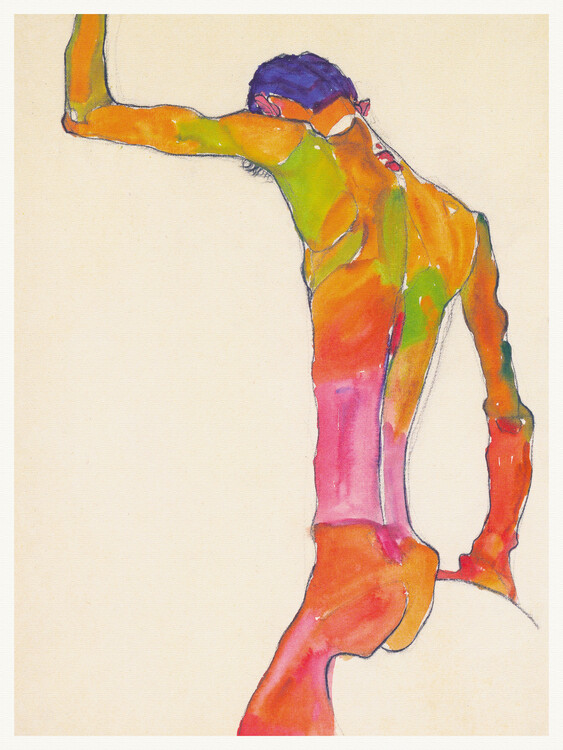 Obraz na płótnie Man with Arm Raised