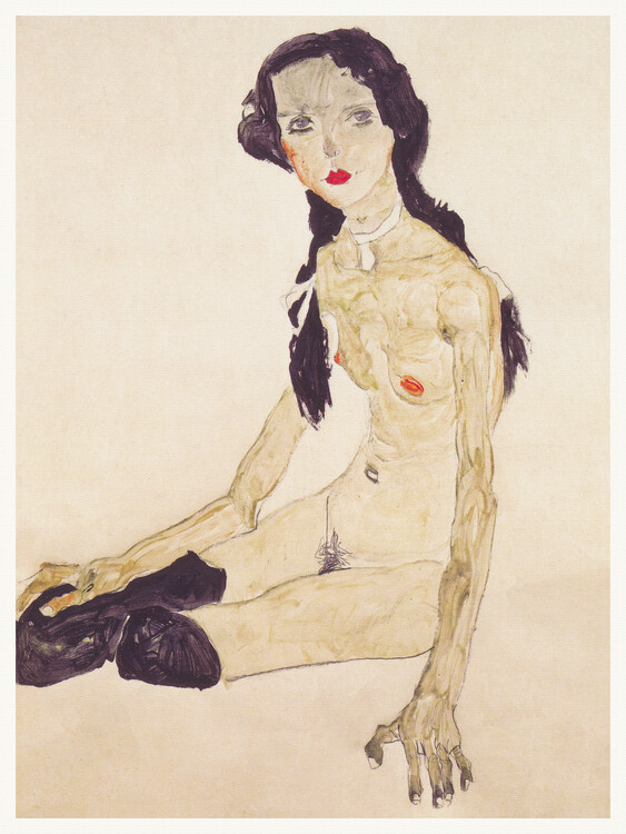 Canvas Print Brunette Girl