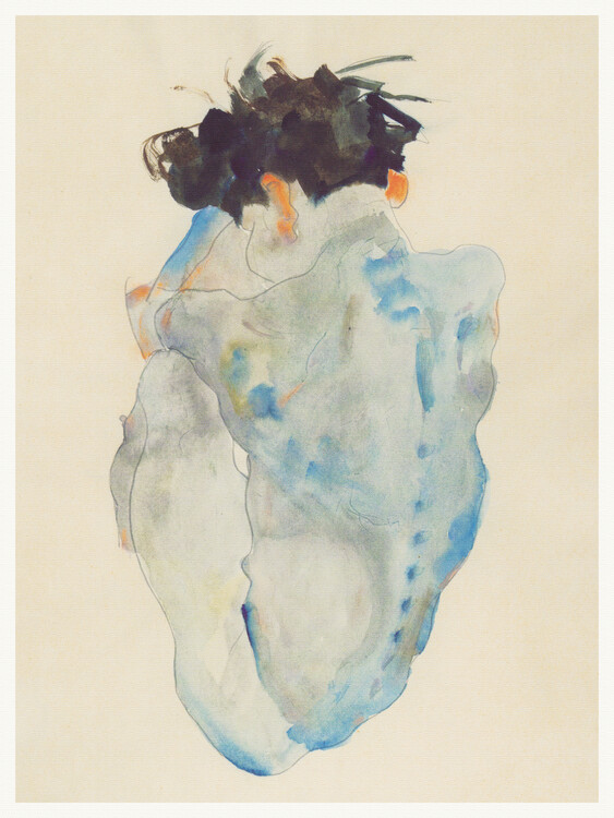 Poster Nudity in Blue
