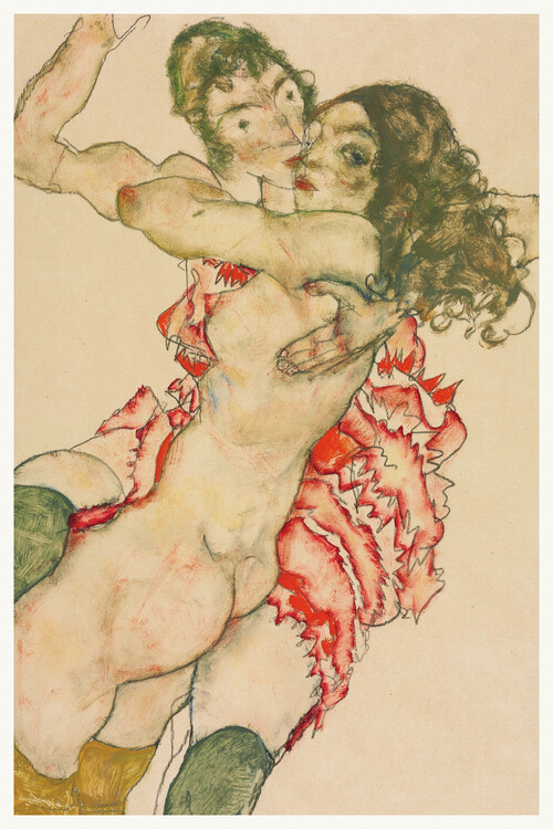 Plakat Two Women Embrace