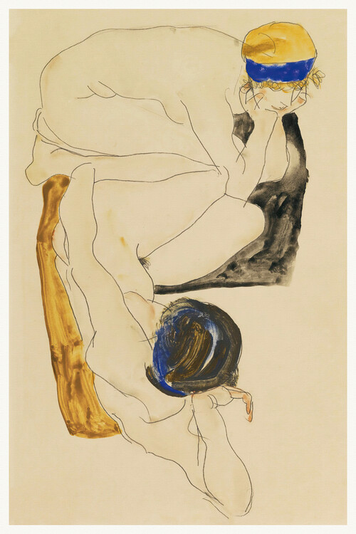 Canvas Print Lying Woman