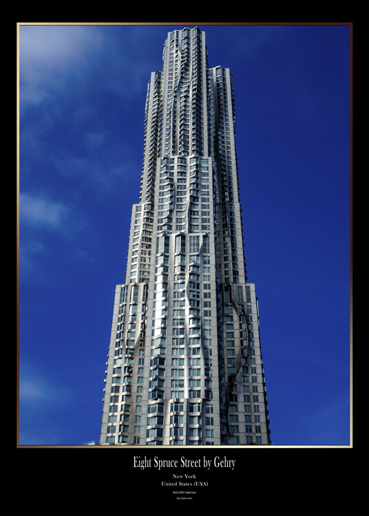Принти на полотні Eight Spruce Street by Gehry, New York, USA