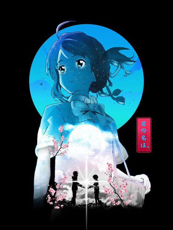 Poster Mitsuha Miyamizu Your Name