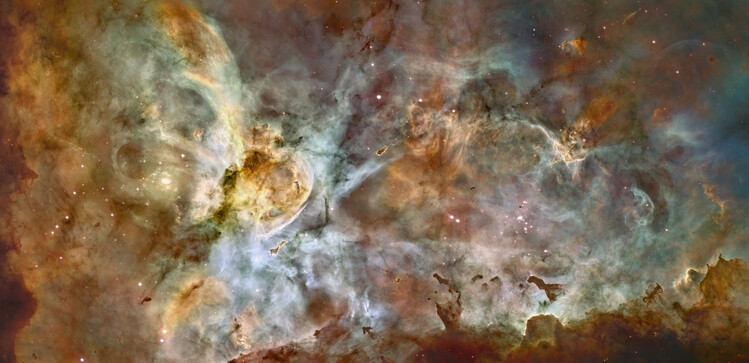 Poster Carina Nebula NGC 3372 - Hubble