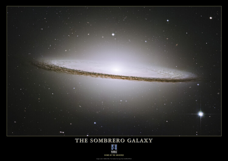 Juliste The Sombrero Galaxy - Hubble