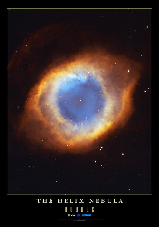 Juliste The Helix Nebula - Hubble