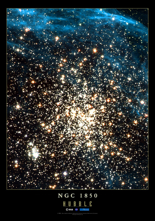 Juliste NGC 1850 - Hubble
