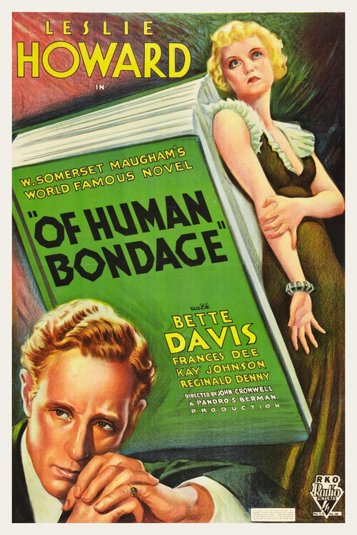 Плакат Of Human Bondage / Bette Davis (Retro Movie)