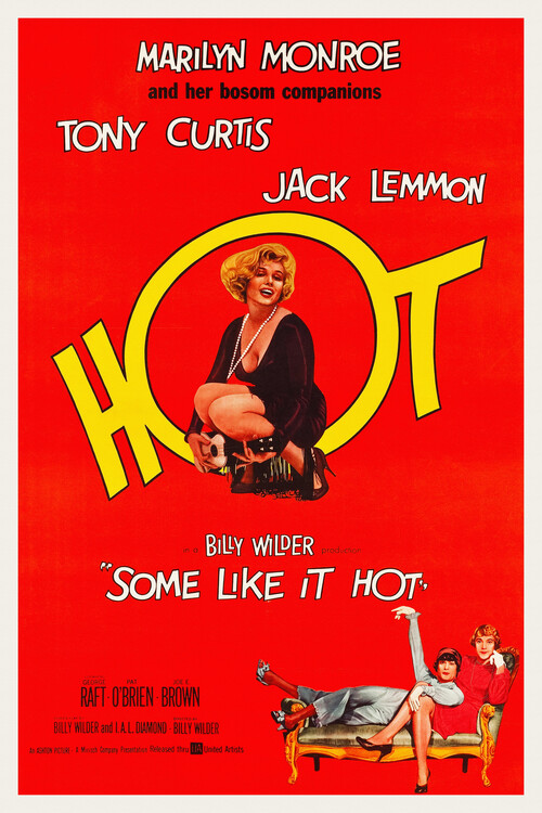 Poster Some Like it Hot / Marilyn Monroe