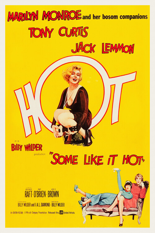 Poster Some Like it Hot / Marilyn Monroe