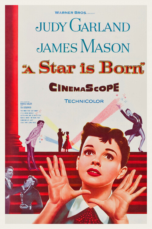 Poster A Star is Born / Judy Garland (Retro Movie)