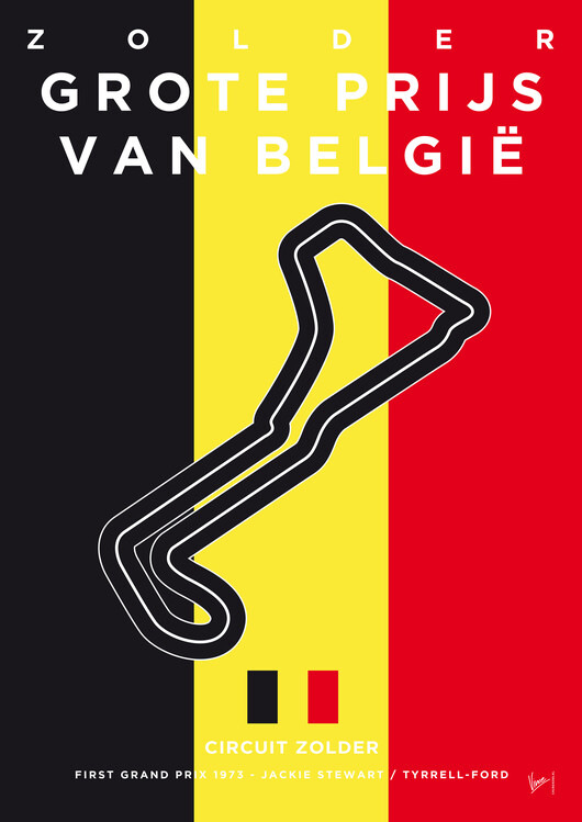 Poster 1973 Zolder