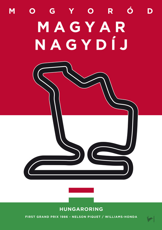 Poster 1986 HUNGARORING