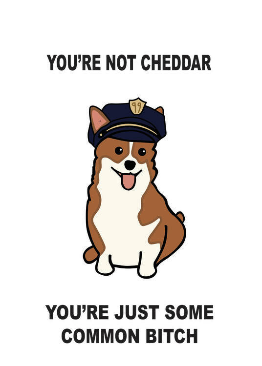 Poster You're not cheddar Bitch