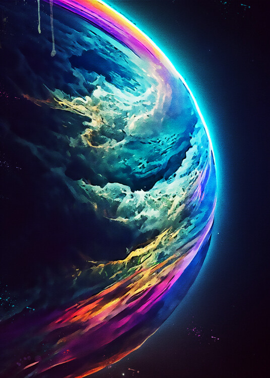 Poster Space Earth