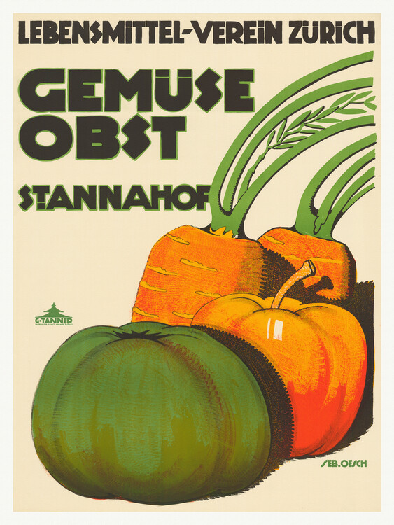 Canvas Print Fruit & Veg (Food Association Zurich) - Sebastian Oesch