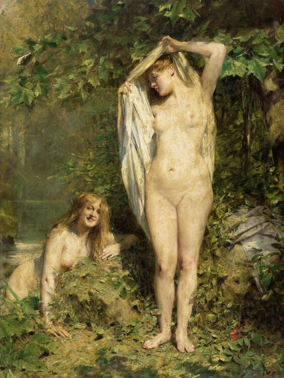 Póster Under the Sun (Female Nude) -  Léon François Comerre
