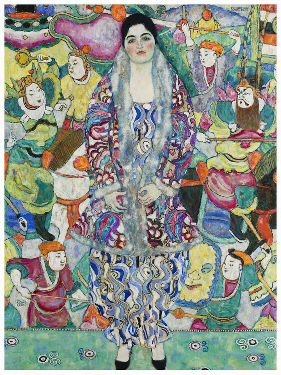 Плакат Portrait of Friederike-Maria Beer (1916)