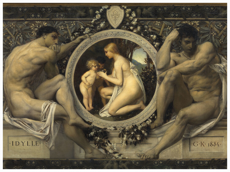 Póster Idylle (1884)